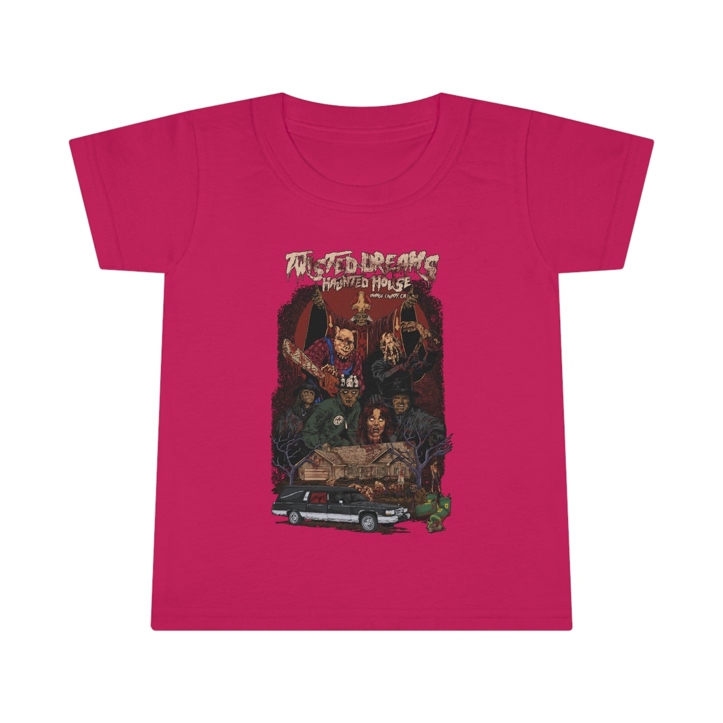 Toddler Twisted Dreams Haunted House Shirt