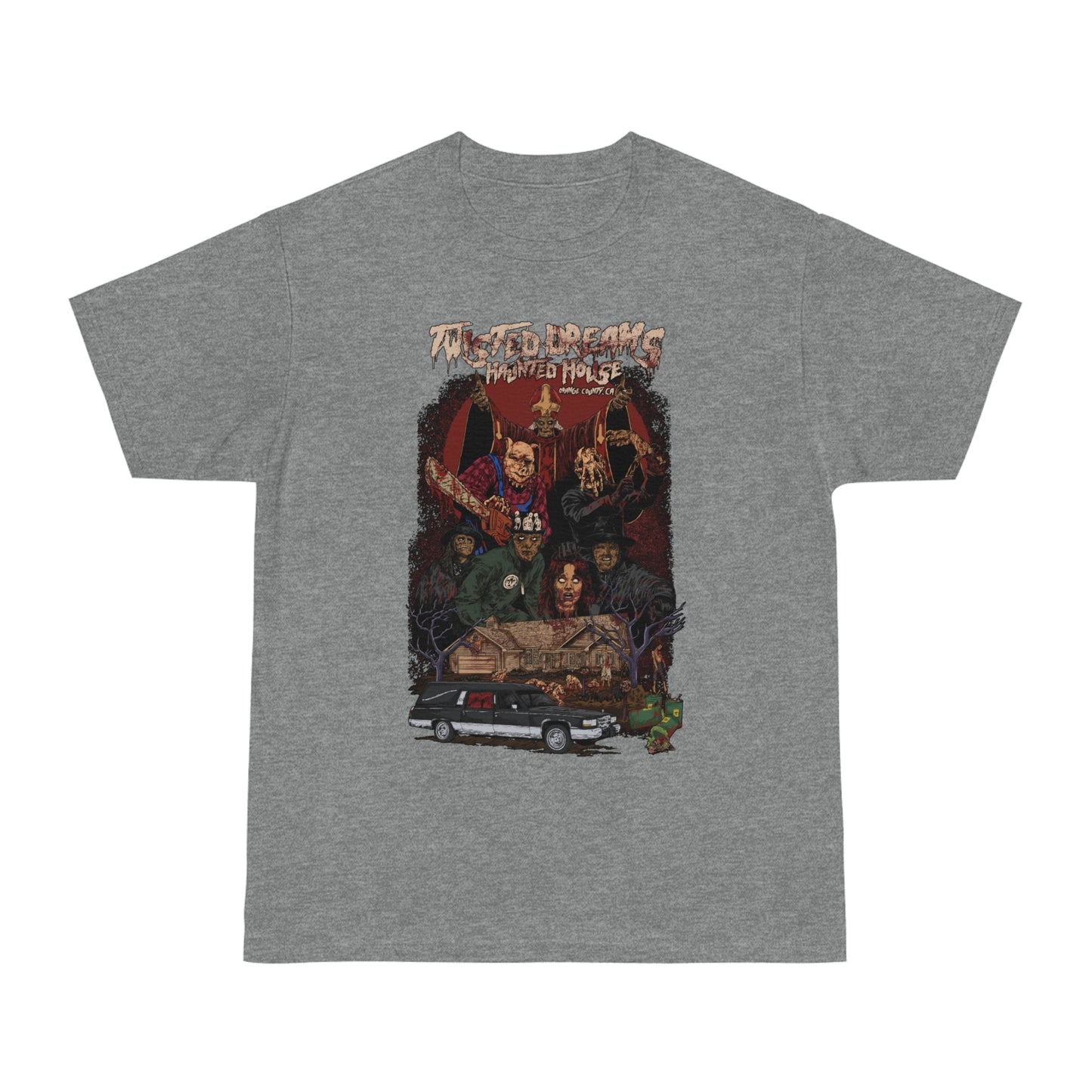 Adult Twisted Dreams Haunted House Shirt