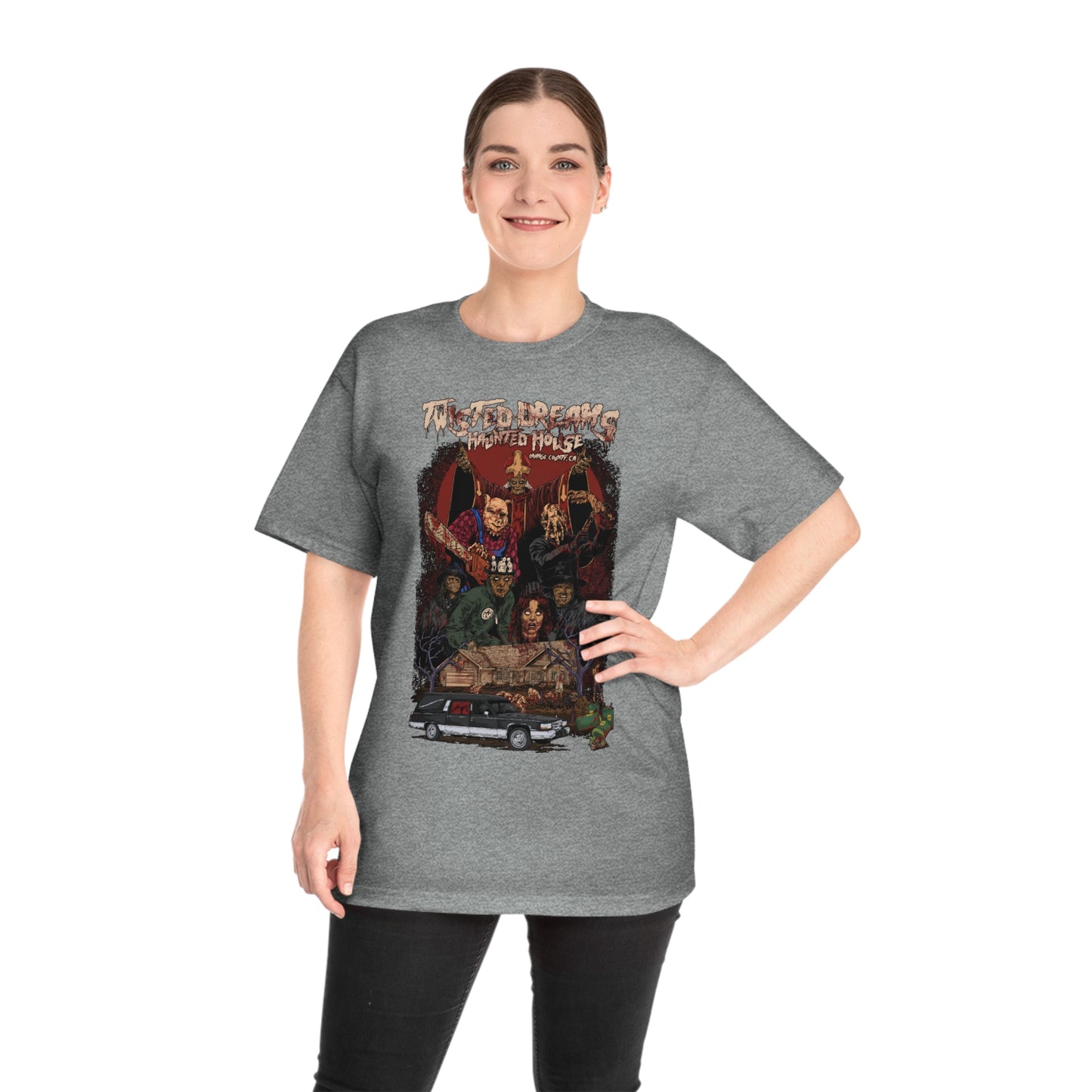 Adult Twisted Dreams Haunted House Shirt