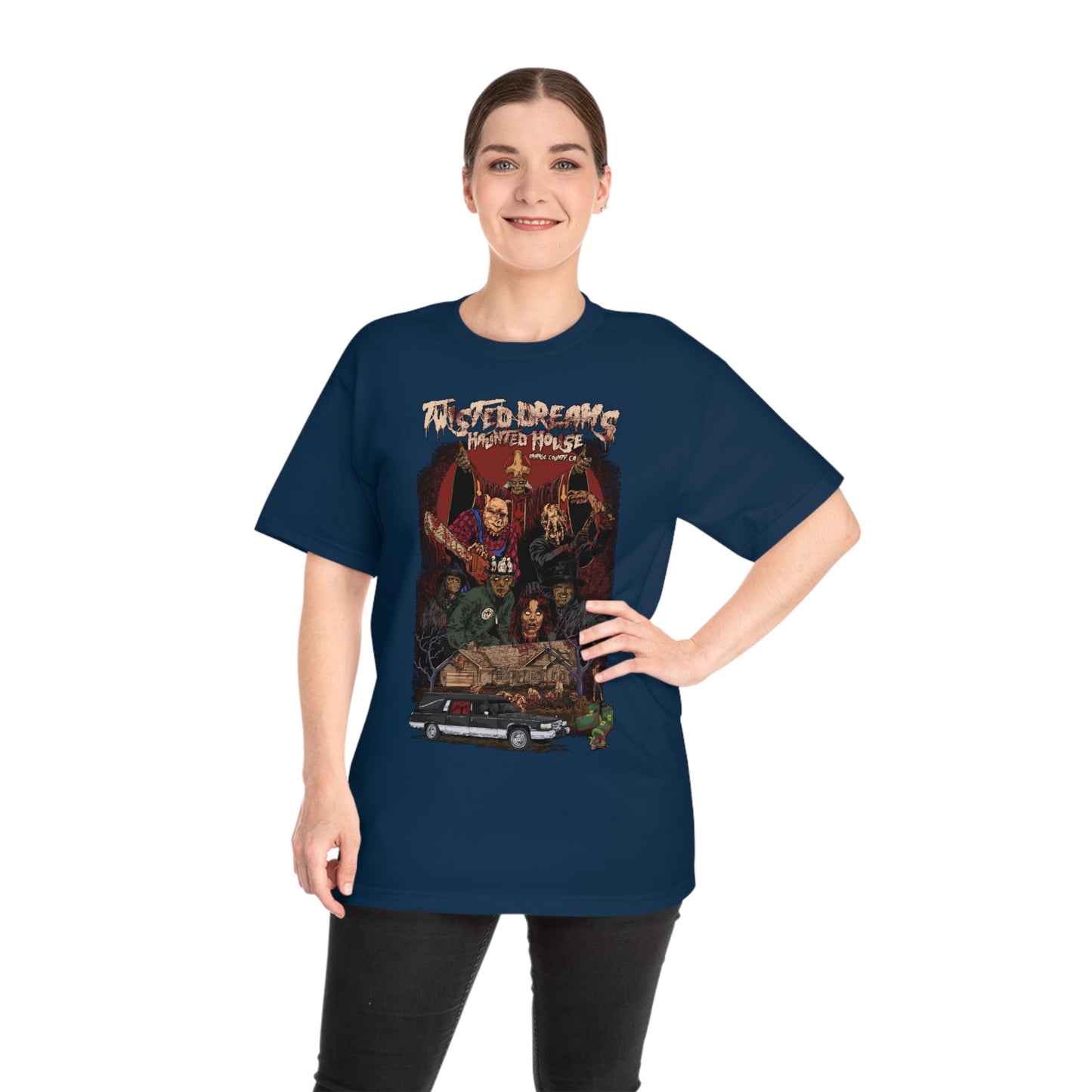 Adult Twisted Dreams Haunted House Shirt