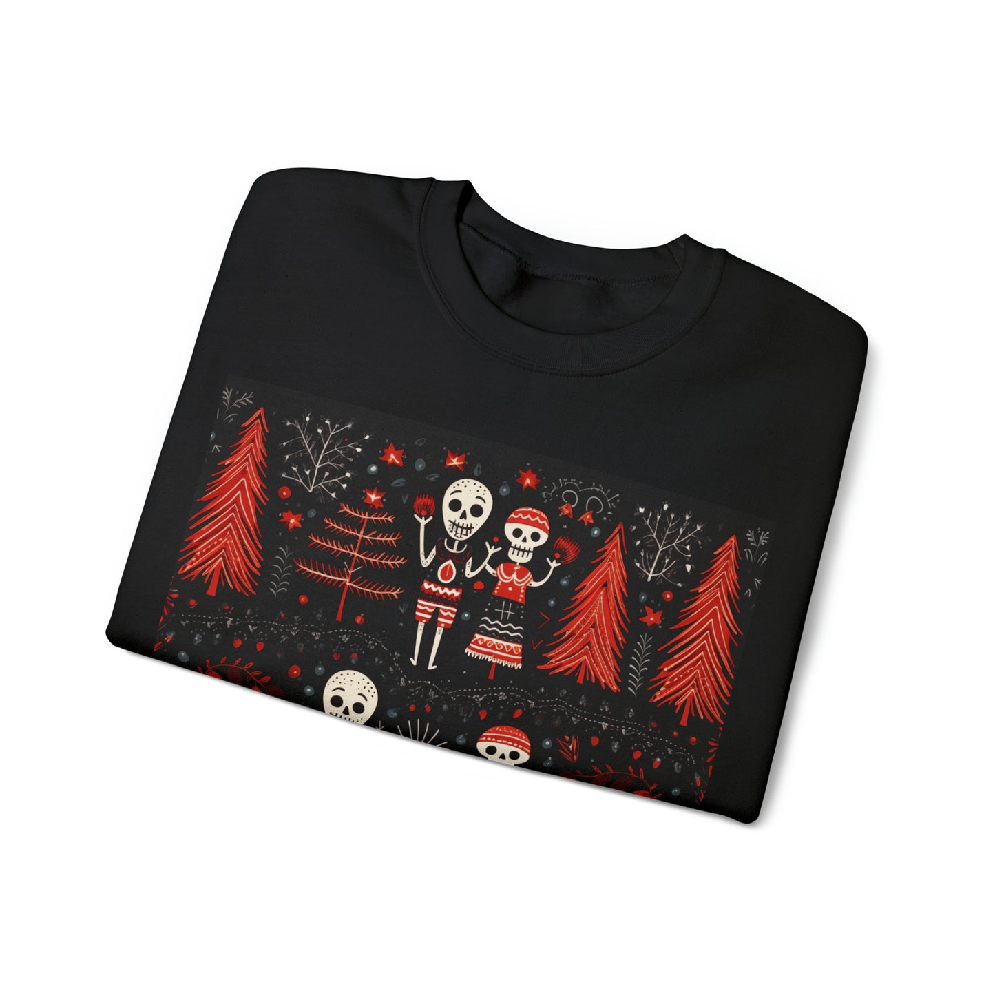 Adult Twisted Dreams Haunt SkeleTrees Christmas Sweater