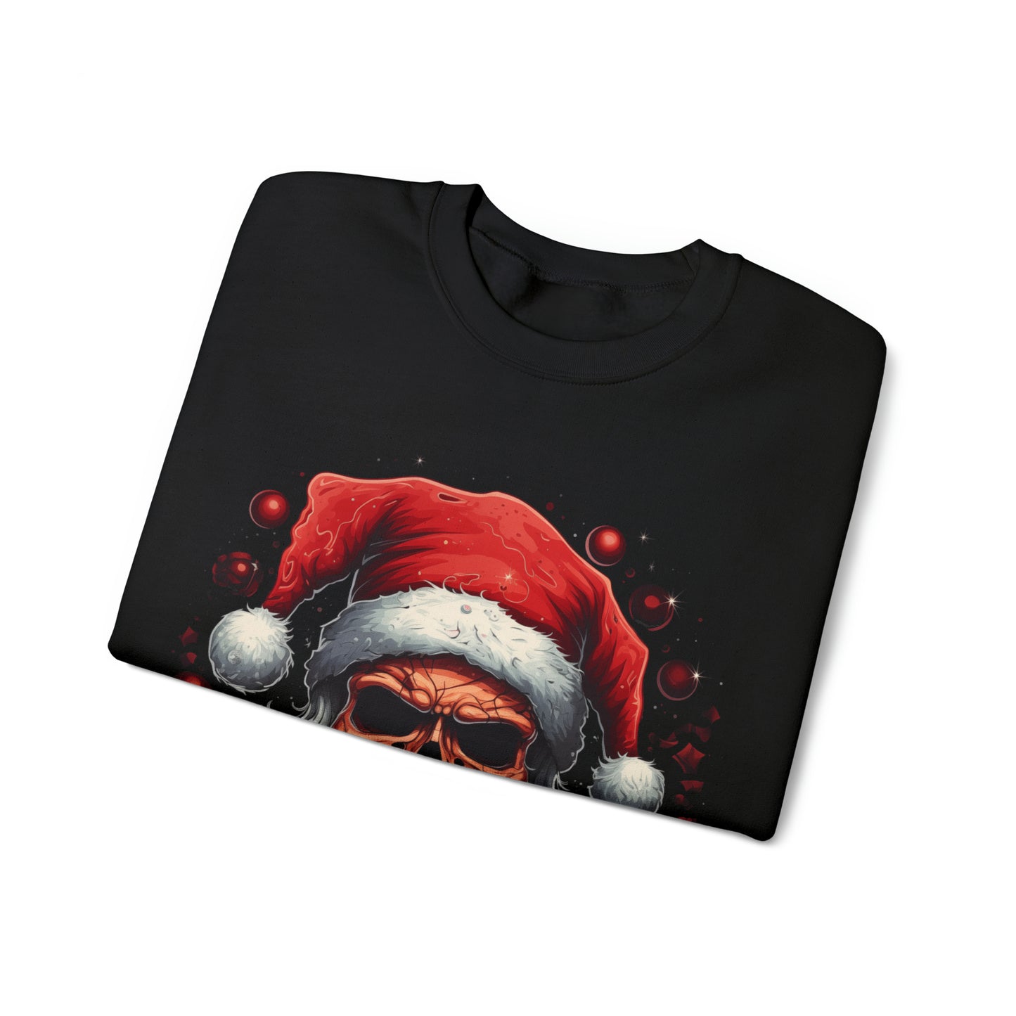 Adult Twisted Dreams Haunt SkeleSanta Christmas Sweater