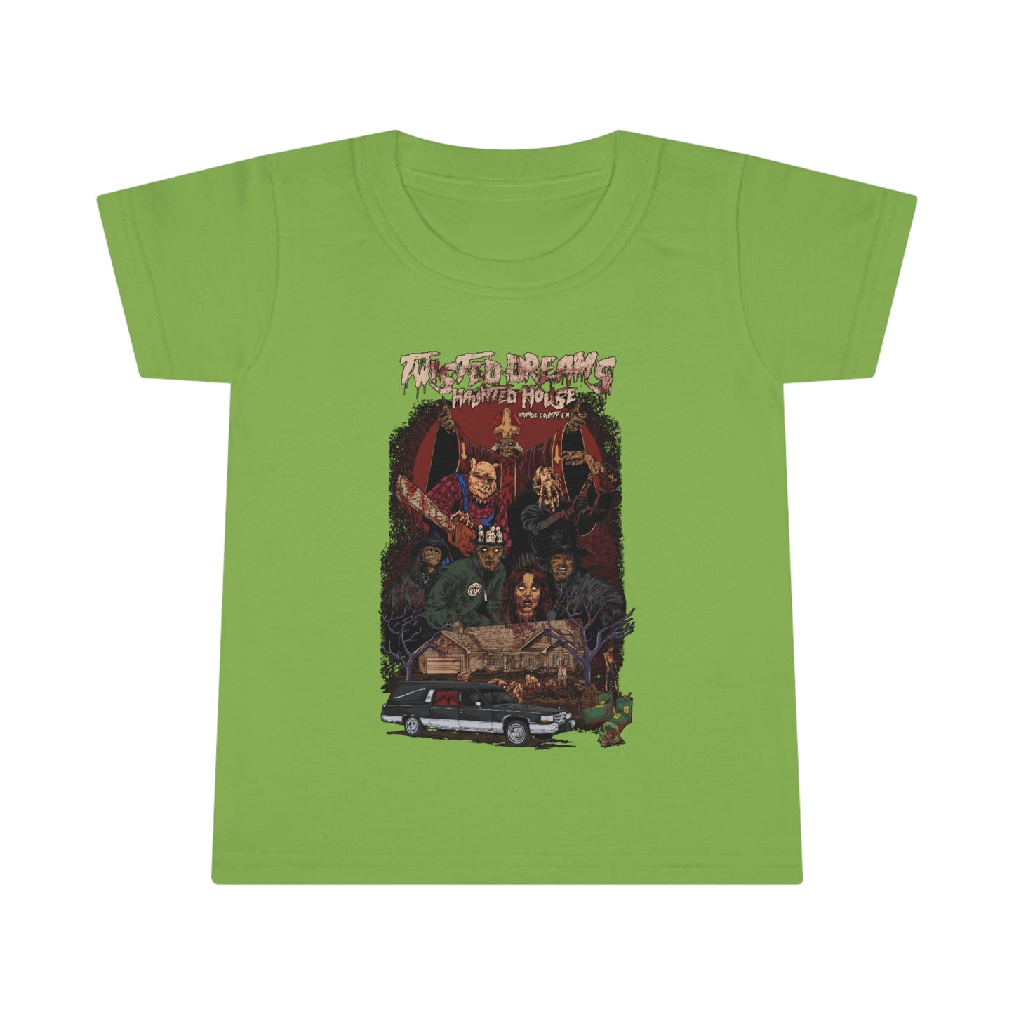 Toddler Twisted Dreams Haunted House Shirt