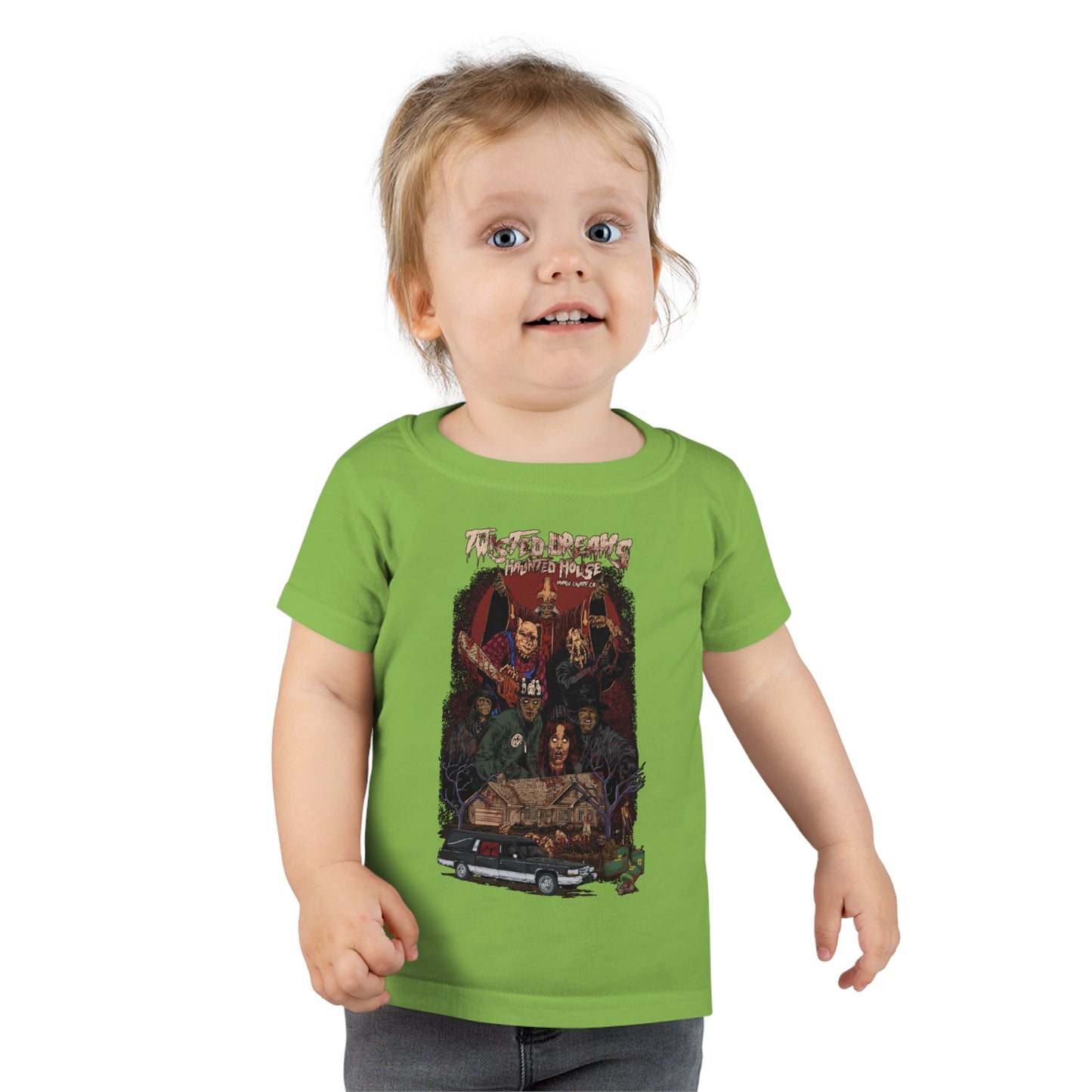 Toddler Twisted Dreams Haunted House Shirt