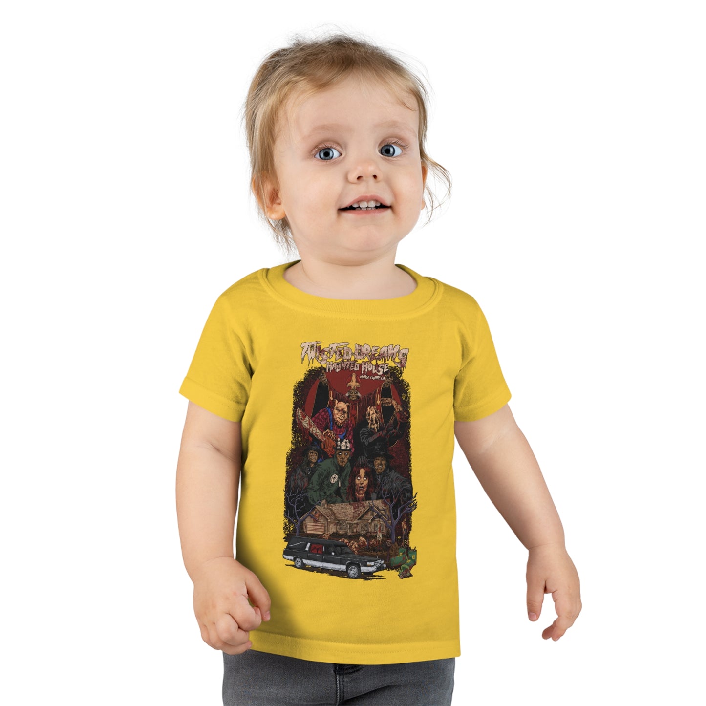 Toddler Twisted Dreams Haunted House Shirt