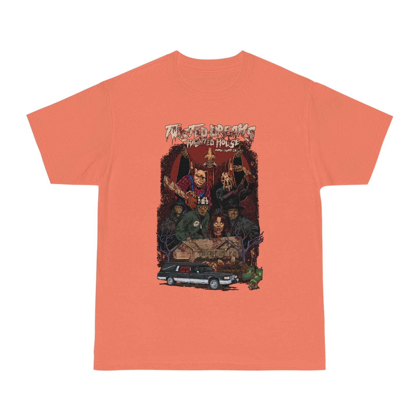 Adult Twisted Dreams Haunted House Shirt