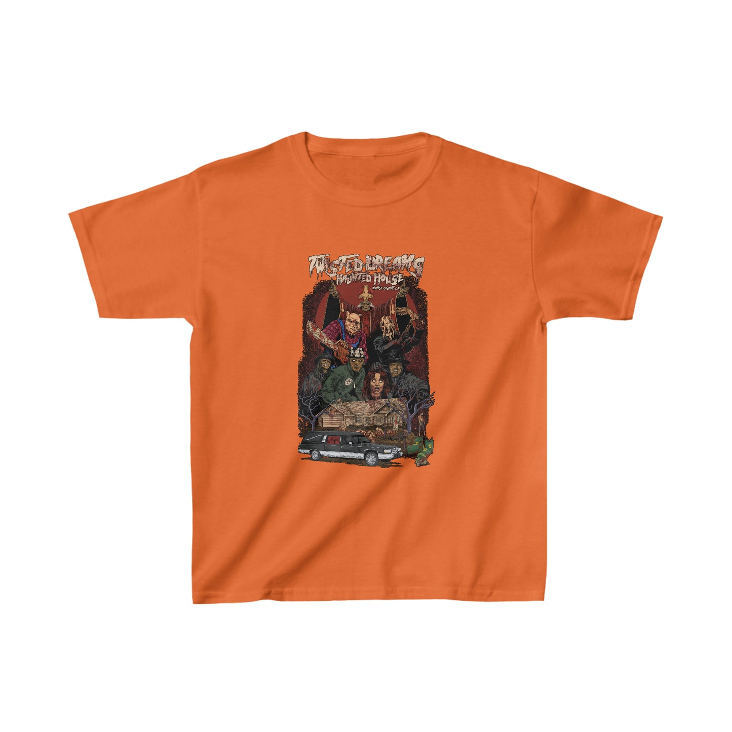 Kids Twisted Dreams Haunted House T-Shirt