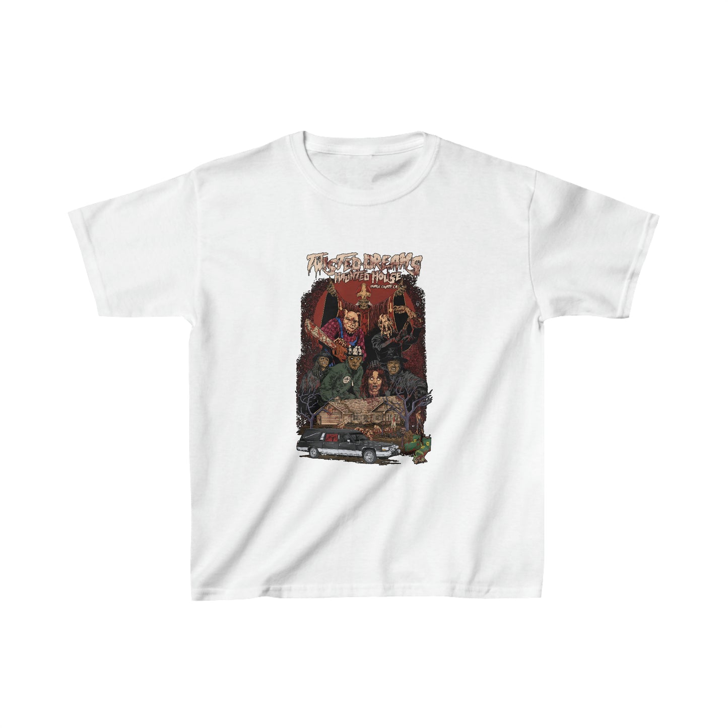 Kids Twisted Dreams Haunted House T-Shirt