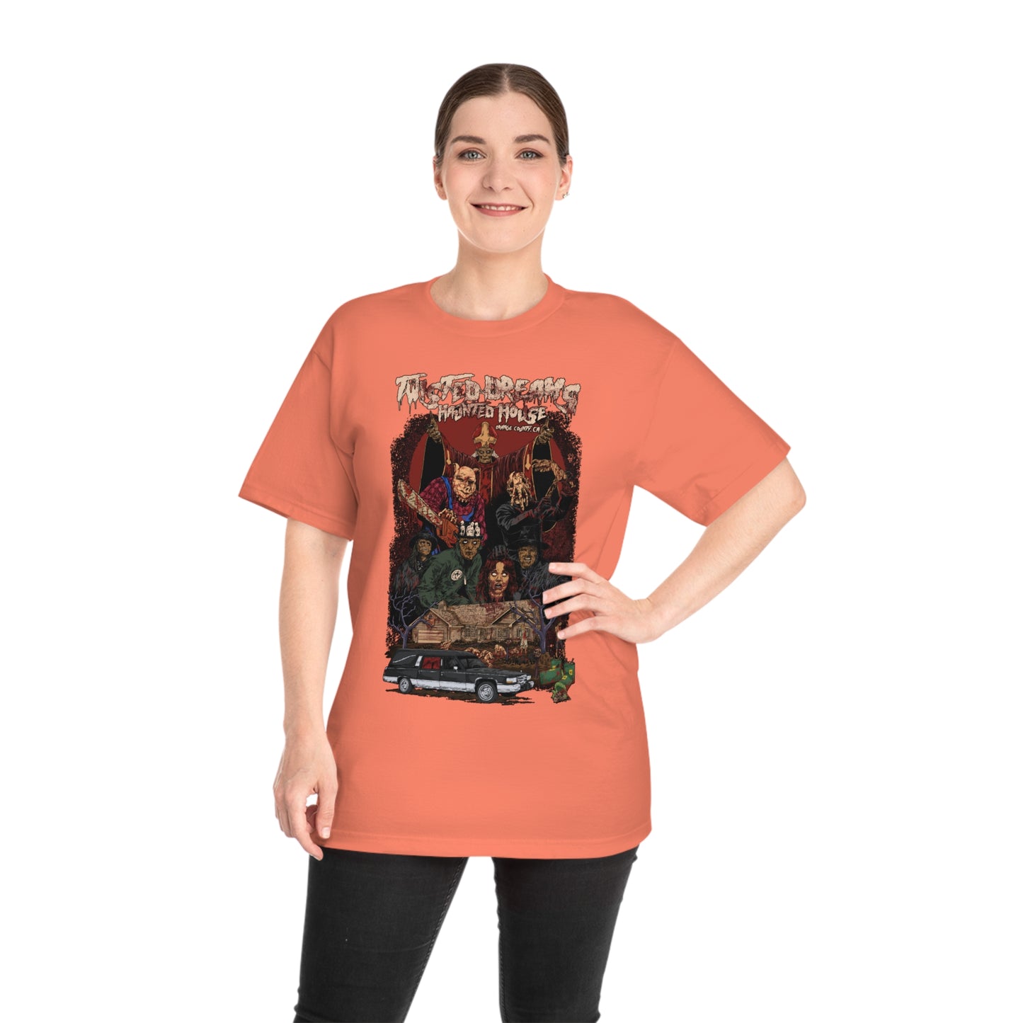 Adult Twisted Dreams Haunted House Shirt