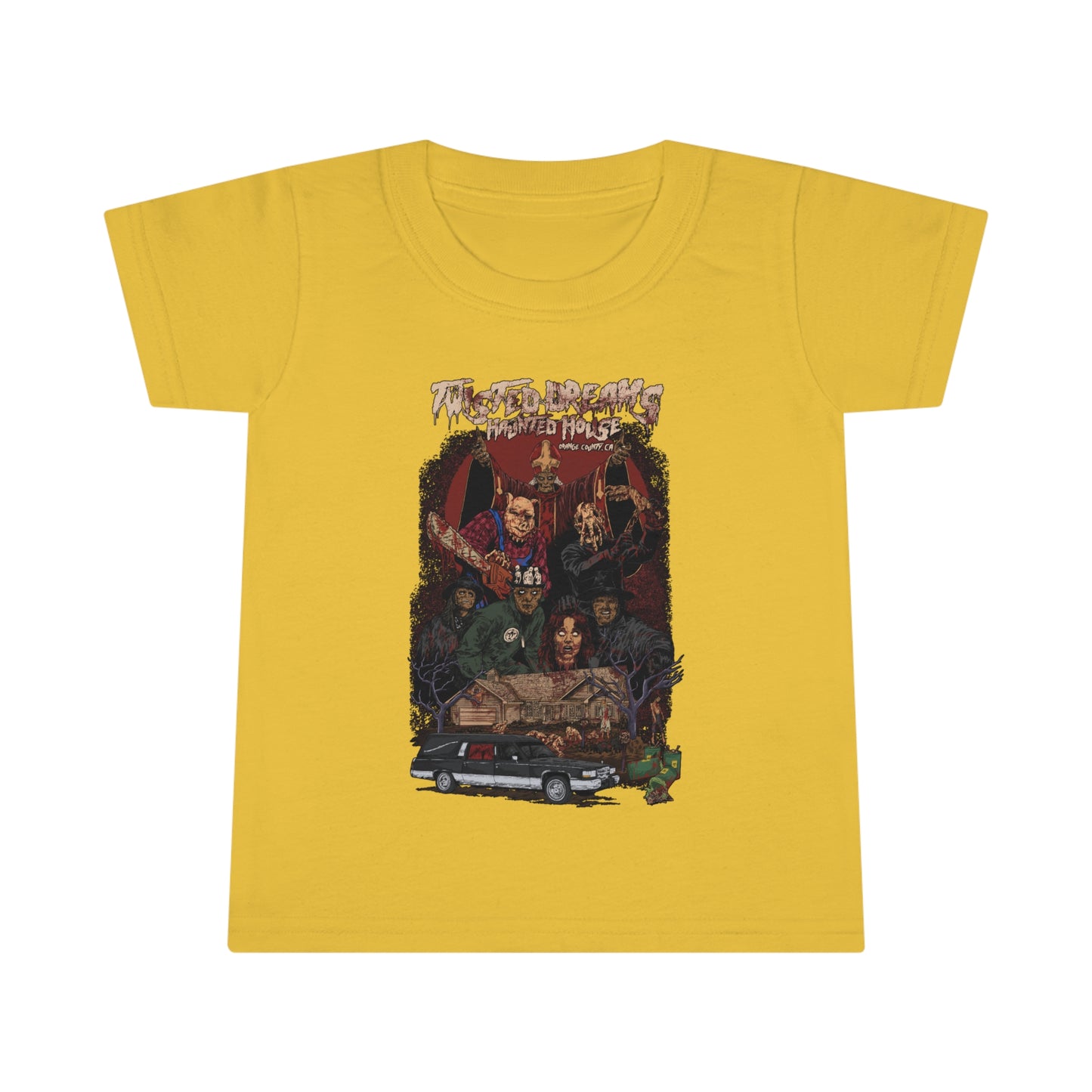 Toddler Twisted Dreams Haunted House Shirt