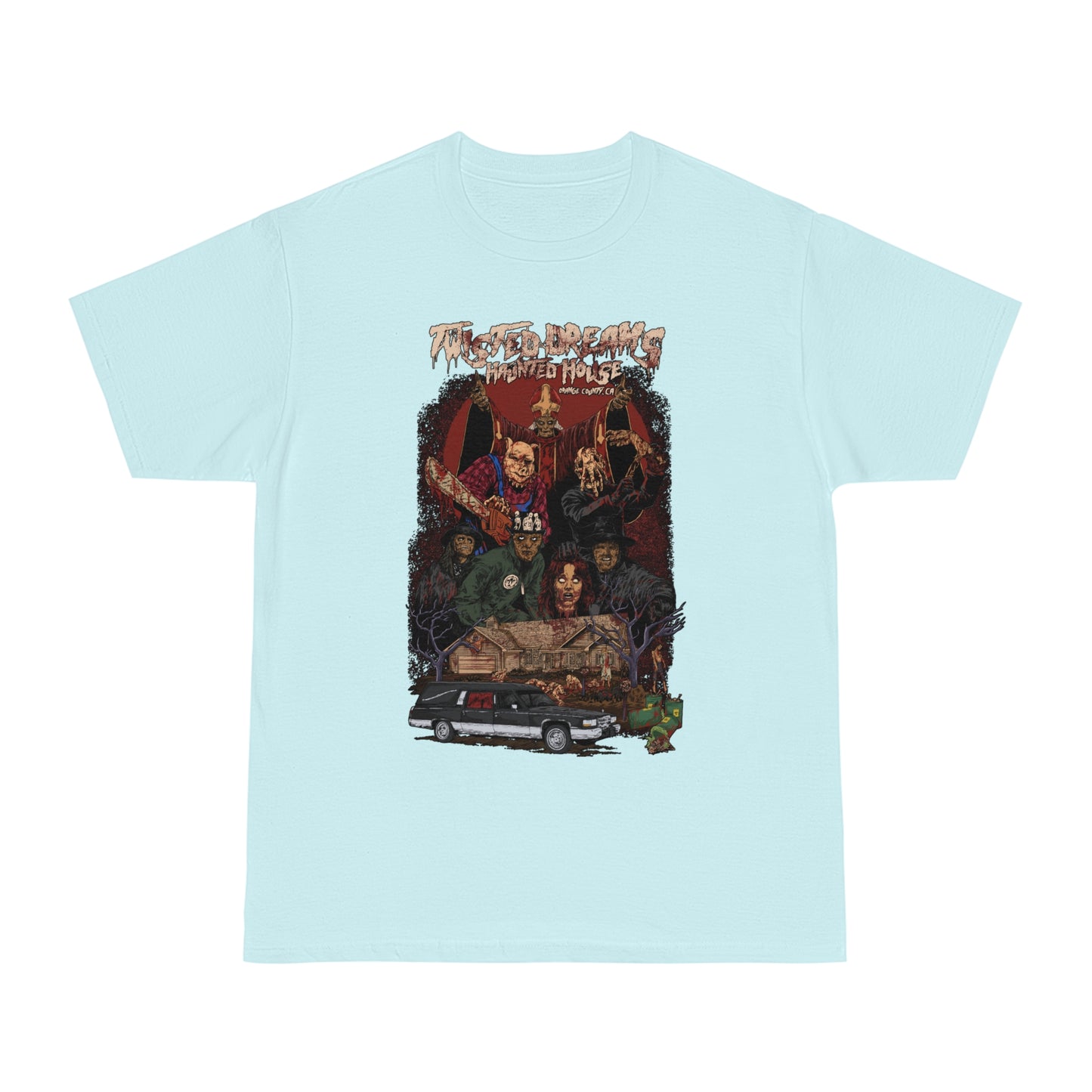 Adult Twisted Dreams Haunted House Shirt