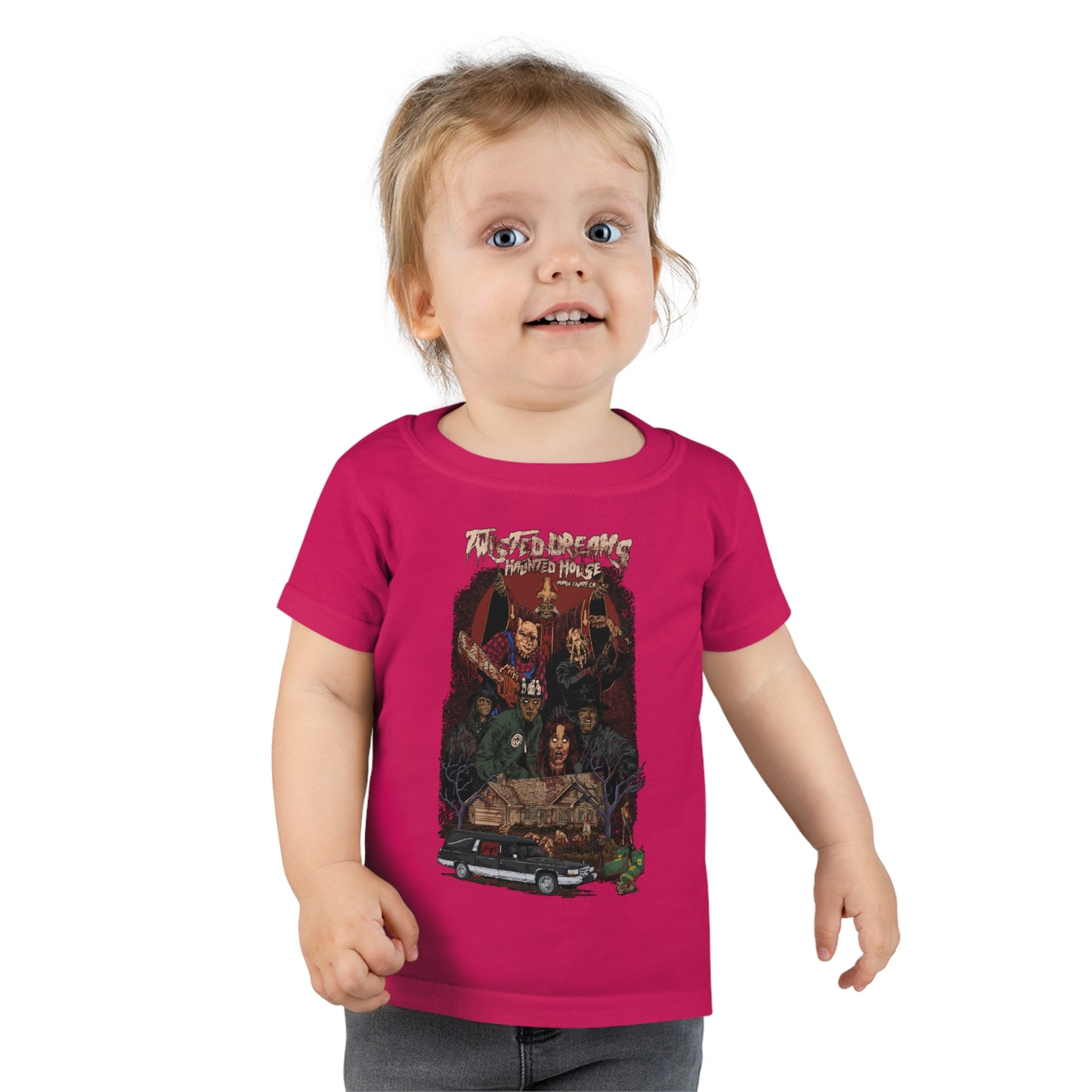 Toddler Twisted Dreams Haunted House Shirt