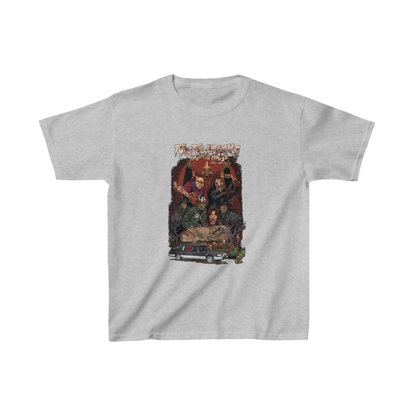 Kids Twisted Dreams Haunted House T-Shirt