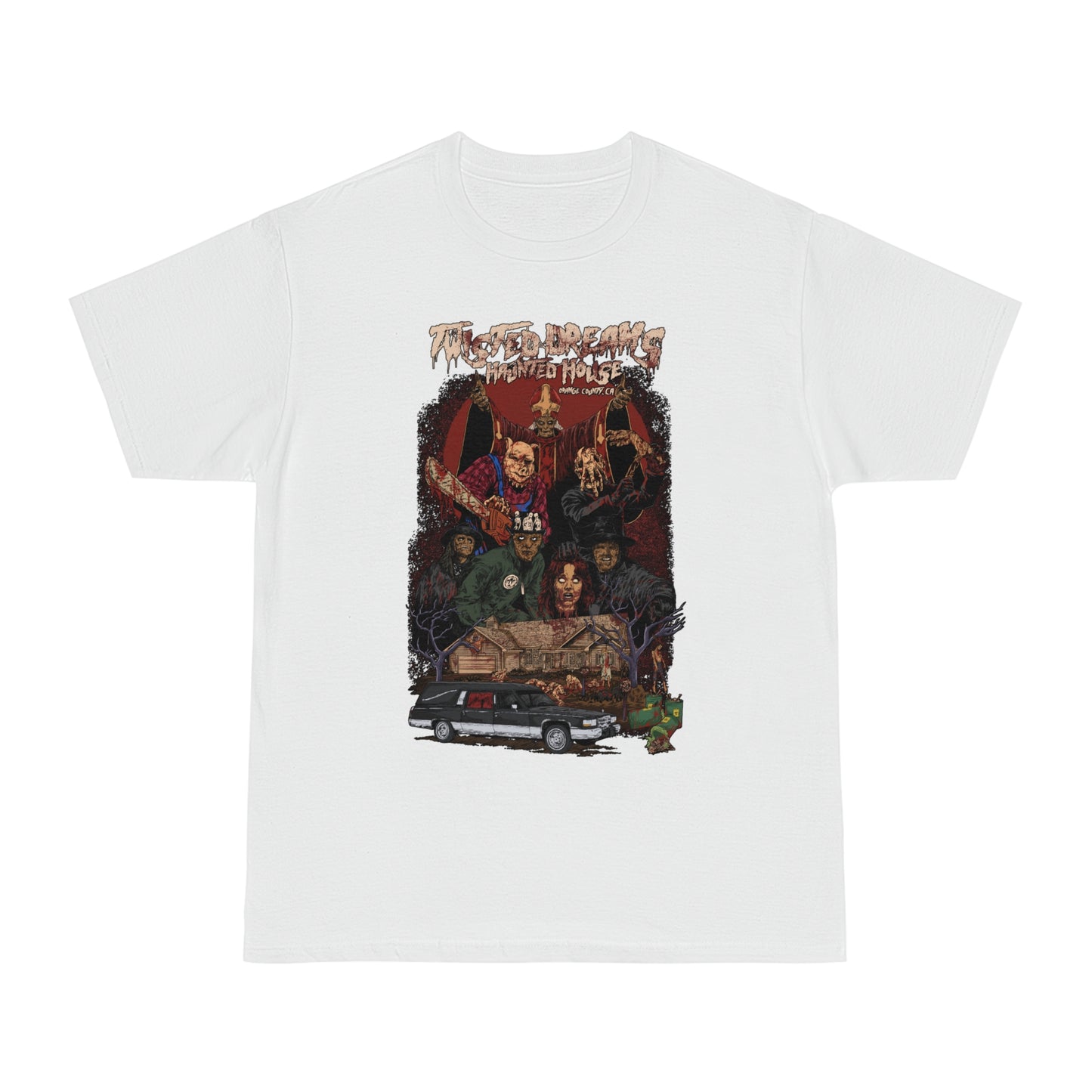 Adult Twisted Dreams Haunted House Shirt